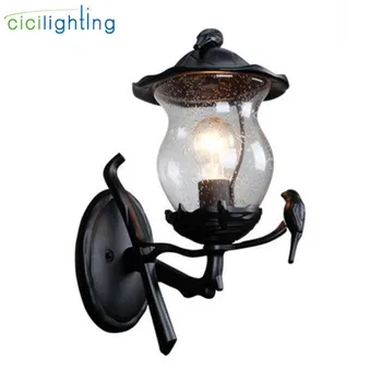 European outdoor wall lamp waterproof outdoor balcony lamp aisle lights country wall lamp creative bird decor glass porch lights
European outdoor wall lamp waterproof outdoor balcony lamp aisle lights country wall lamp creative bird decor glass porch lights