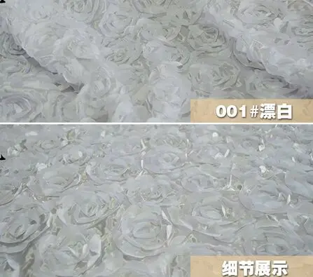 10m 3D Satin Rose Flower Embroidery Fabric Material Textile For Sewing Pillow Cloth Wedding Decorate Pink Red White Handmade
10m 3D Satin Rose Flower Embroidery Fabric Material Textile For Sewing Pillow Cloth Wedding Decorate Pink Red White Handmade