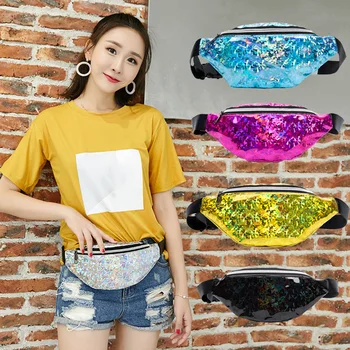 Fashion Women's Crossbody Bags Luxury Women bags Sequins Waist Pack Waist Bag Female Zipper Pocket Bags 8L1938
Fashion Women's Crossbody Bags Luxury Women bags Sequins Waist Pack Waist Bag Female Zipper Pocket Bags 8L1938