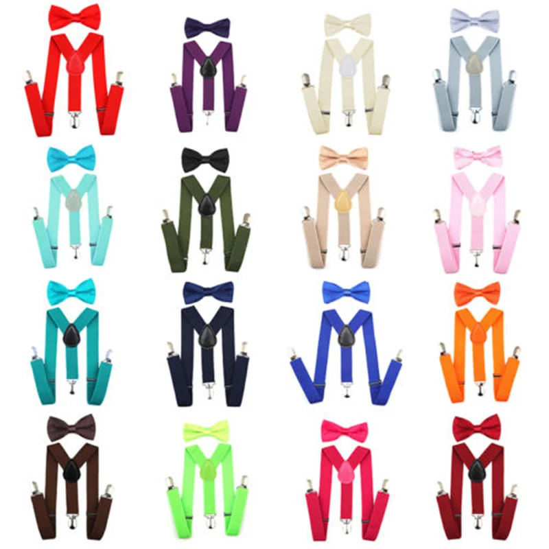 Adjustable Fashion Boys Cotton Necktie Party Ties Gift High Quality Baby Boy Toddler Butterfly Bowtie+Suspender Set Solid Color
Adjustable Fashion Boys Cotton Necktie Party Ties Gift High Quality Baby Boy Toddler Butterfly Bowtie+Suspender Set Solid Color