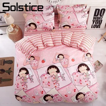 Solstice Home Textile Girl Good Sleep Bedding Sets Kids Child Teens Bedlinen Duvet Cover Pillow Slip Case Sheet Twin King 3/4Pcs
Solstice Home Textile Girl Good Sleep Bedding Sets Kids Child Teens Bedlinen Duvet Cover Pillow Slip Case Sheet Twin King 3/4Pcs
