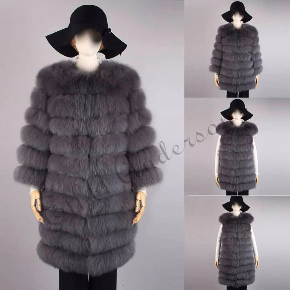 ETHEL ANDERSON Real Blue Fox Fur Coat Thick Warm Full Pelt Women X-Long Jacket One Coat 4 Styles Changeable Transform fox fur
ETHEL ANDERSON Real Blue Fox Fur Coat Thick Warm Full Pelt Women X-Long Jacket One Coat 4 Styles Changeable Transform fox fur