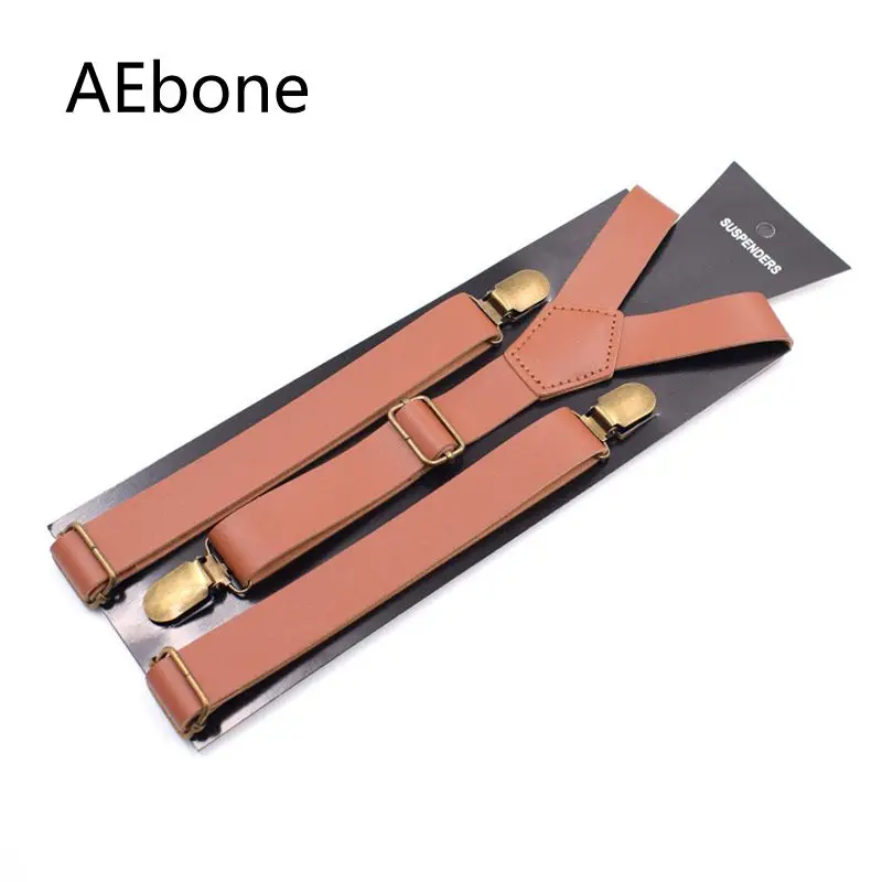AEbone Pu Leather Suspenders Men for Pants Vintage Brown Trousers Strap Man Bretele Masculino Brown Coffee 2.5*110cm Sus33
AEbone Pu Leather Suspenders Men for Pants Vintage Brown Trousers Strap Man Bretele Masculino Brown Coffee 2.5*110cm Sus33