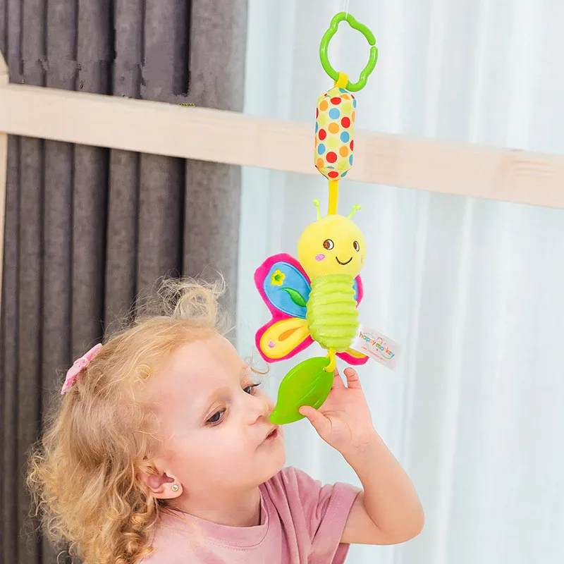 Infant Wind Chimes Plush Toys Hanging Newborn Crib Car Lathe Butterfly/Bird/Chicks/Owl Animal Baby Bed Rattles Bell Toy
Infant Wind Chimes Plush Toys Hanging Newborn Crib Car Lathe Butterfly/Bird/Chicks/Owl Animal Baby Bed Rattles Bell Toy