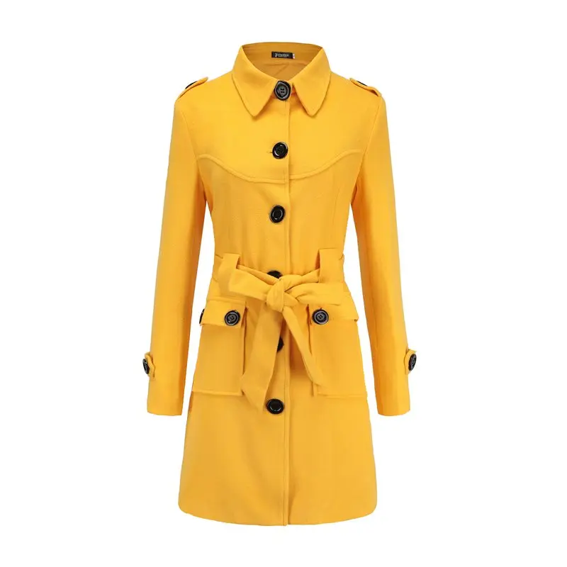 Winter Casual Yellow Plus Size Trench Coat Women Overcoats Vintage Black Windbreaker Autumn White Outwear Office Ladies Female
Winter Casual Yellow Plus Size Trench Coat Women Overcoats Vintage Black Windbreaker Autumn White Outwear Office Ladies Female