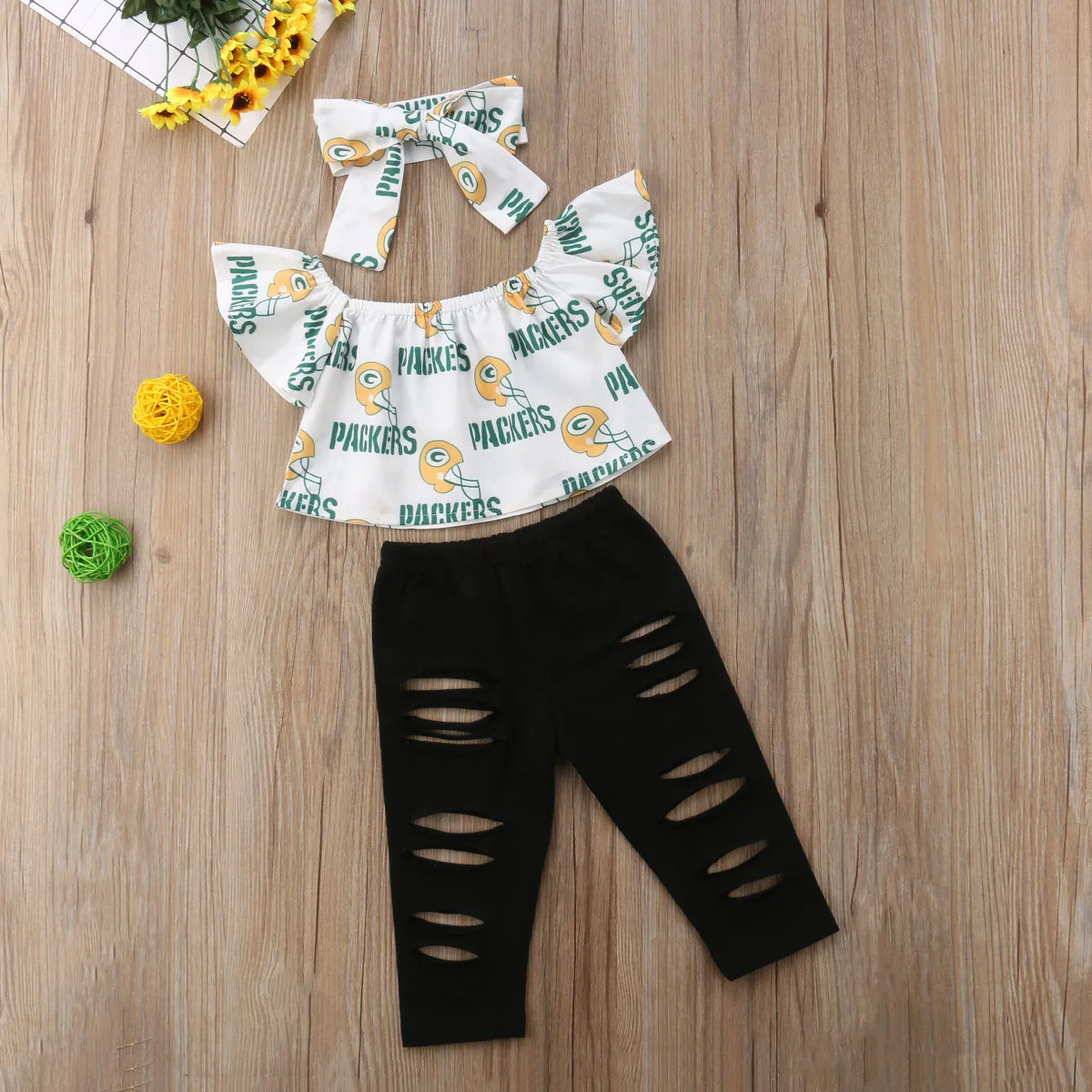 HOT 3PCS Fashion Girl Set 1Y-6Y Kids Baby Girls Outfits Off Shoulder Tops Ripped Leggings Pants Clothes Set
HOT 3PCS Fashion Girl Set 1Y-6Y Kids Baby Girls Outfits Off Shoulder Tops Ripped Leggings Pants Clothes Set