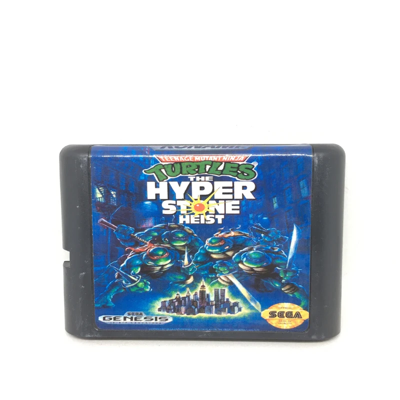 Turtles The Hyperstone Heist 16 bit Game Card Game Cartridge for Sega Mega Drive / Genesis System EUR/USA Shell
Turtles The Hyperstone Heist 16 bit Game Card Game Cartridge for Sega Mega Drive / Genesis System EUR/USA Shell