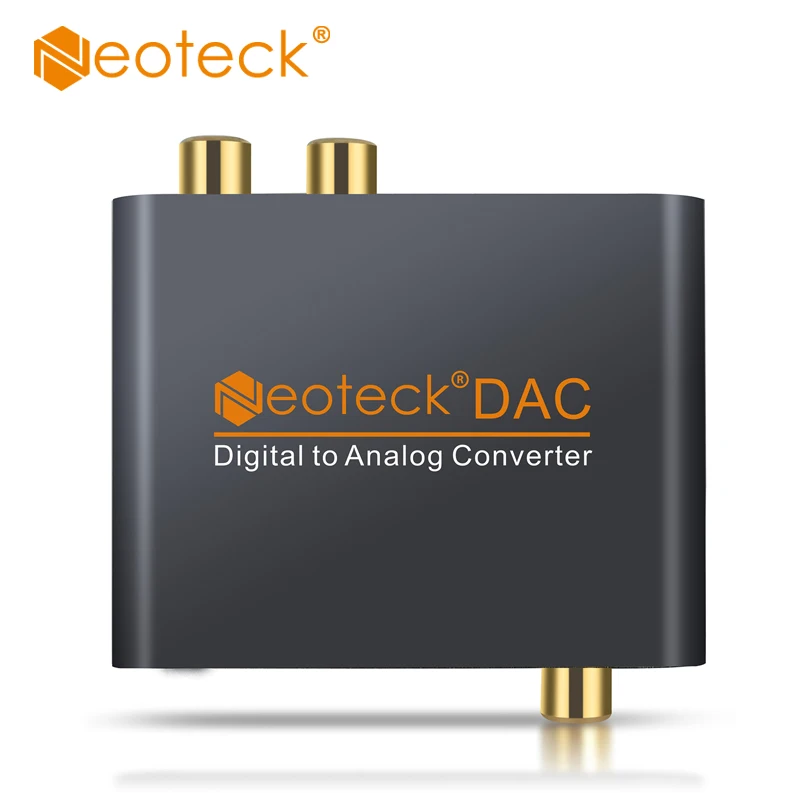 Neoteck 96khz DAC Digital to Analog Audio Converter Alloy Audio Adapter Convert digital optical sound to Analog 3.5mm RCA R/L
Neoteck 96khz DAC Digital to Analog Audio Converter Alloy Audio Adapter Convert digital optical sound to Analog 3.5mm RCA R/L