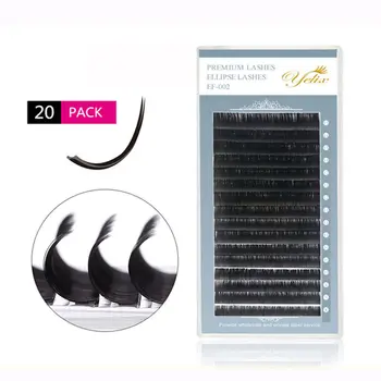 20pcs / lot False Ellipse eyelashes Matte Individual Natural Eyelash Extension Split-tips Mink Flat Lashes Extensions makeup
20pcs / lot False Ellipse eyelashes Matte Individual Natural Eyelash Extension Split-tips Mink Flat Lashes Extensions makeup