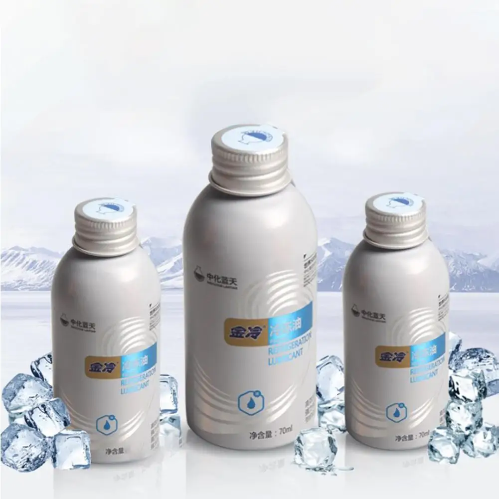 R134a 70ml Cooling Agent Lubricating Refrigeration Oil Refrigerant For Cold Compressor Automotive Air Conditioner Air Conditione
R134a 70ml Cooling Agent Lubricating Refrigeration Oil Refrigerant For Cold Compressor Automotive Air Conditioner Air Conditione