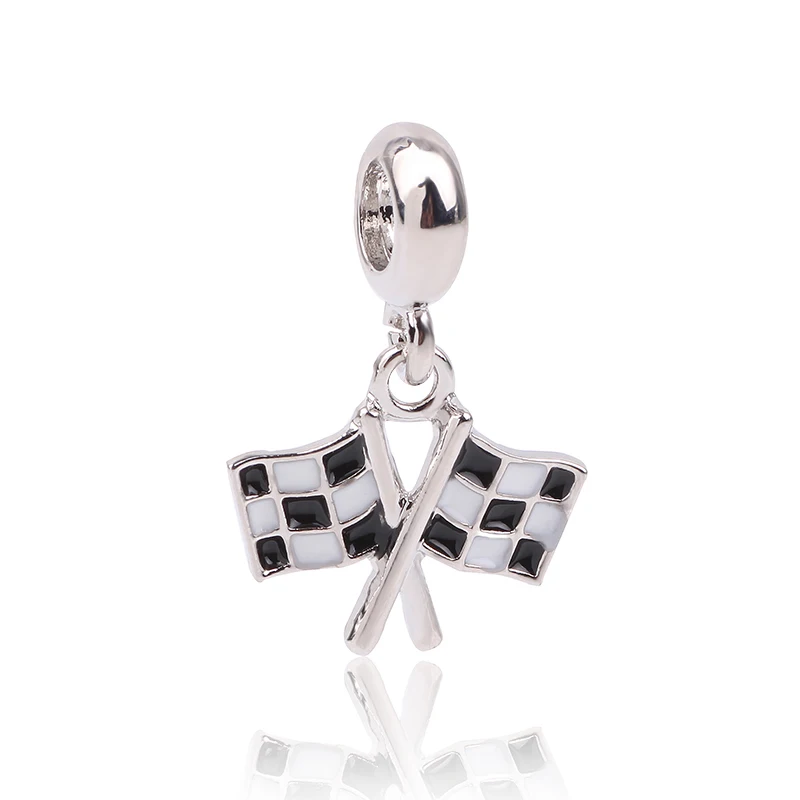 Couqcy 1PC New Beads Racing flag Hanging Pendants Silver C Dangle Charms beads Fit Pandora Charm berloque Bracelet 
Couqcy 1PC New Beads Racing flag Hanging Pendants Silver C Dangle Charms beads Fit Pandora Charm berloque Bracelet