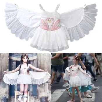 2018 new arrival summer tutu mini dress removable swan wings cotton girl lace princess dress ballet dress angle cosplay
2018 new arrival summer tutu mini dress removable swan wings cotton girl lace princess dress ballet dress angle cosplay