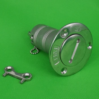 beler New 1.5 inch Silver 316 Stainless Steel Boat Marine Yacht Vessel Ship Keyless Deck Gas Fuel Tank Filler With Pull Out Lug
beler New 1.5 inch Silver 316 Stainless Steel Boat Marine Yacht Vessel Ship Keyless Deck Gas Fuel Tank Filler With Pull Out Lug
