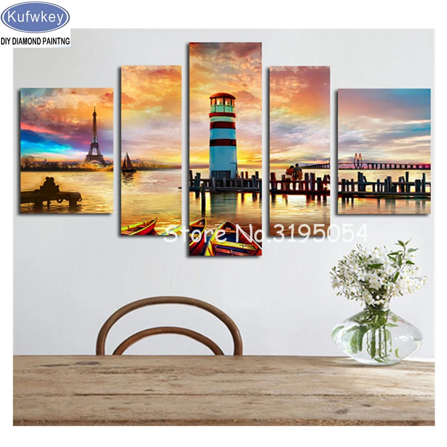 5pcs/set,DIY Diamond Embroidery lighthouse 5D Nature Scenery Picture Full Square Rhinestones Needlework Hobby Home Decoration
5pcs/set,DIY Diamond Embroidery lighthouse 5D Nature Scenery Picture Full Square Rhinestones Needlework Hobby Home Decoration