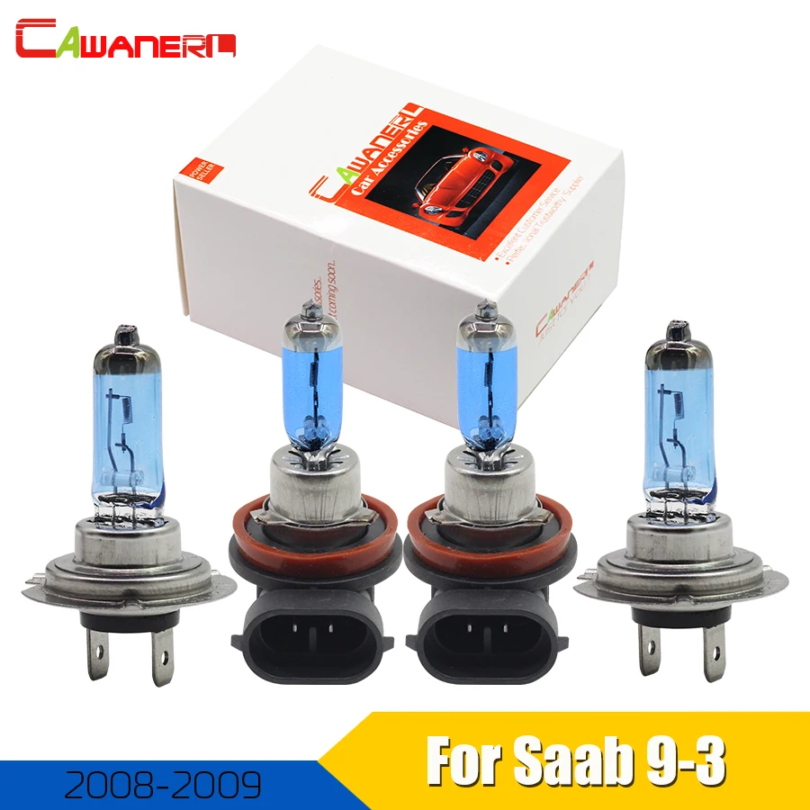 Cawanerl 4 Pieces 100W Car Light Halogen Lamp Headlight High Beam & Low Beam Styling For Saab 9-3 2008-2009
Cawanerl 4 Pieces 100W Car Light Halogen Lamp Headlight High Beam & Low Beam Styling For Saab 9-3 2008-2009
