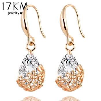 17KM New High Quality Classic Romantic Gold Color Crystal Drop Earrings Anniversary long Dangle earrings Jewelry for women
17KM New High Quality Classic Romantic Gold Color Crystal Drop Earrings Anniversary long Dangle earrings Jewelry for women
