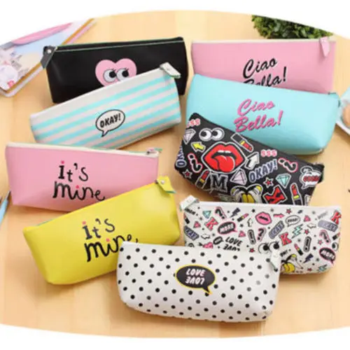 Fashion Women Modern Girl PU Waterproof Pencil Bags Case Pouch Stationery Storage Bag Organizer Container
Fashion Women Modern Girl PU Waterproof Pencil Bags Case Pouch Stationery Storage Bag Organizer Container