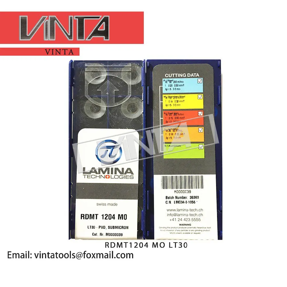 Free shipping high quality 10pcs/lots RDMT1204 MO LT30 / RDMT10T3 MO LT30 cnc carbide milling inserts cnc carbide lathe tool
Free shipping high quality 10pcs/lots RDMT1204 MO LT30 / RDMT10T3 MO LT30 cnc carbide milling inserts cnc carbide lathe tool