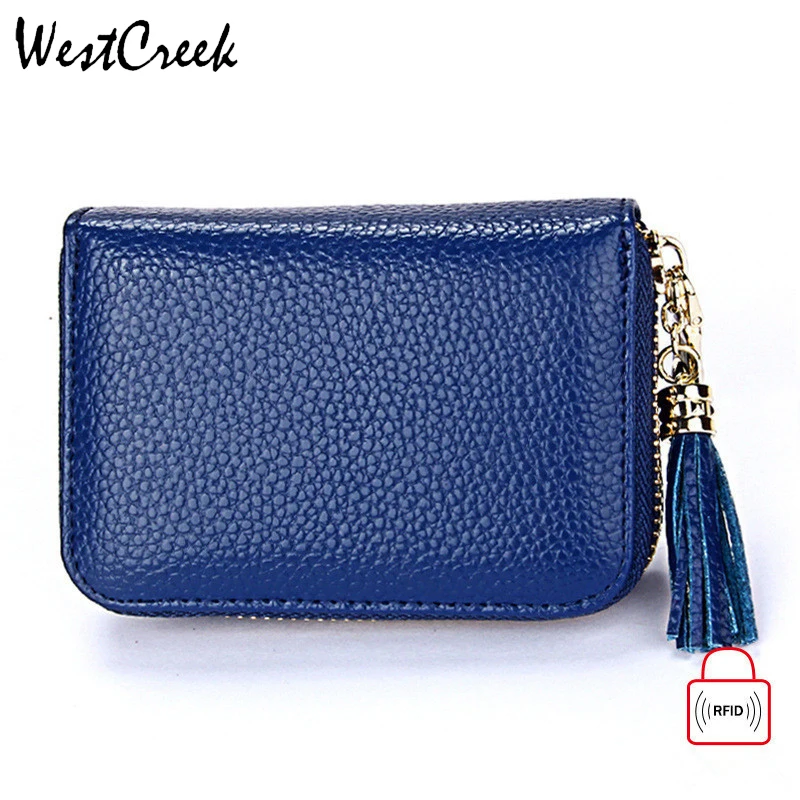 WESTCREEK Brand Organ Leather Small Zipper Credit Card Holder Tassel Travel Card Wallet RFID Cardholder by 15 Card Slots
WESTCREEK Brand Organ Leather Small Zipper Credit Card Holder Tassel Travel Card Wallet RFID Cardholder by 15 Card Slots