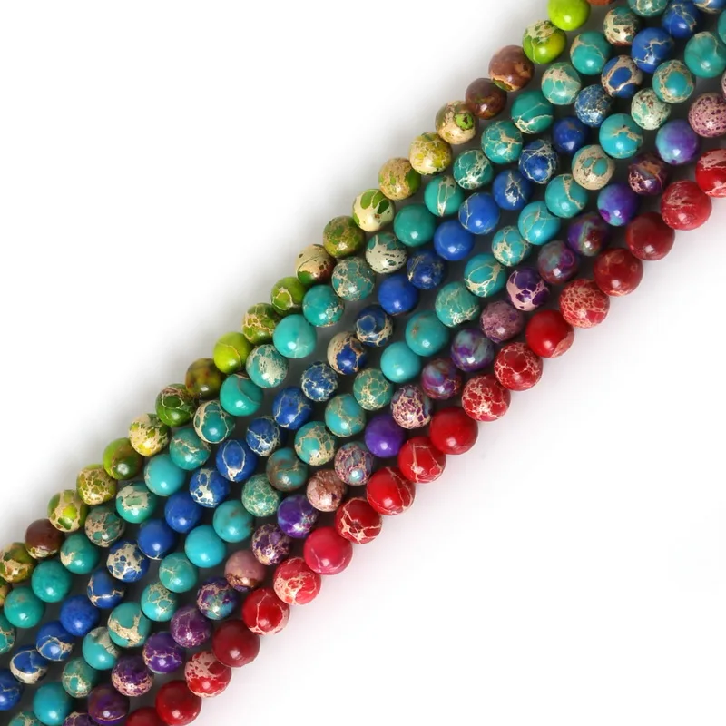 High Quality Size 4mm/6mm/8mm 47-85pcs 6 Colors Natural Dyed Round Beads Sediment Beads For Fashion DIY Jewelry Making
High Quality Size 4mm/6mm/8mm 47-85pcs 6 Colors Natural Dyed Round Beads Sediment Beads For Fashion DIY Jewelry Making