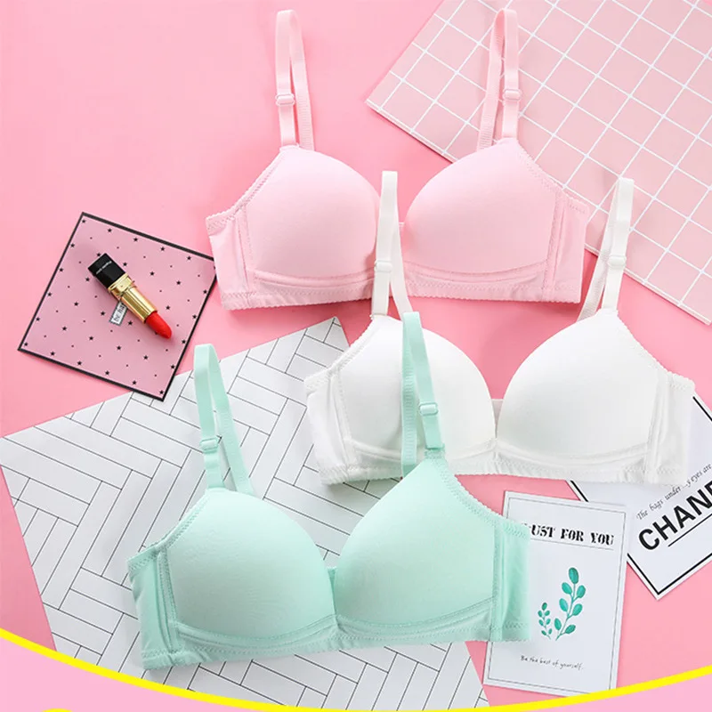 wireless pure cotton training bra for teen girls kid solid yoga sport underwear for teenager thin cup bra top
wireless pure cotton training bra for teen girls kid solid yoga sport underwear for teenager thin cup bra top