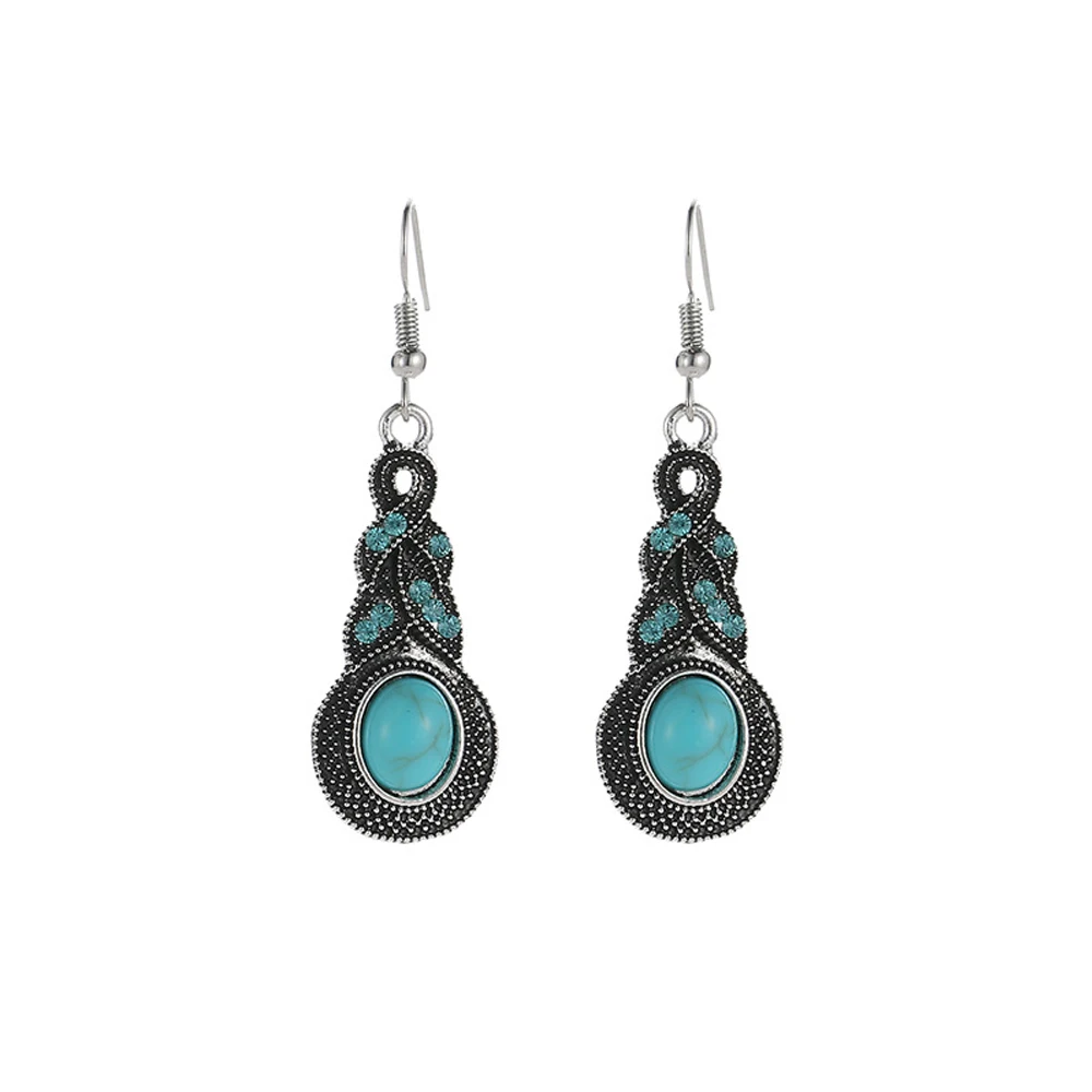 1 Pair Retro Blue Beaded Blue Crystal Drop Pendant Earrings for Women Wedding Jewelry Bohemian Personality Earrings
1 Pair Retro Blue Beaded Blue Crystal Drop Pendant Earrings for Women Wedding Jewelry Bohemian Personality Earrings