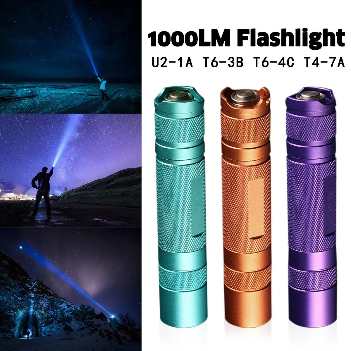 7135*8 U2 T6 1100LM 3/5Modes Super Bright EDC Floodlight Waterproof Torch light 18650 Battery Led Flashlight 
7135*8 U2 T6 1100LM 3/5Modes Super Bright EDC Floodlight Waterproof Torch light 18650 Battery Led Flashlight