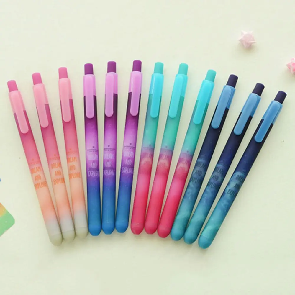 Creative Cute Star Plastic Press Gel Pen Lovely Colorful Jelly Black Ink Pen Fantastic Galaxy Star Sky Press Gel Pen hot
Creative Cute Star Plastic Press Gel Pen Lovely Colorful Jelly Black Ink Pen Fantastic Galaxy Star Sky Press Gel Pen hot