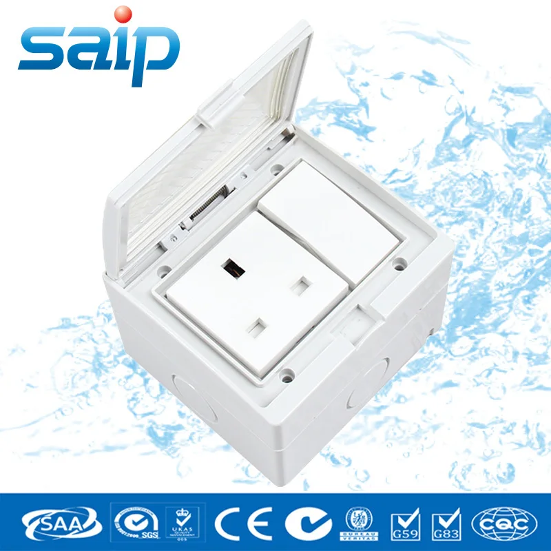 *IP55* High Quality English Style Waterproof Wall Switcher & Outlet/ One Switch with One English Socket (13A 250V)
*IP55* High Quality English Style Waterproof Wall Switcher & Outlet/ One Switch with One English Socket (13A 250V)