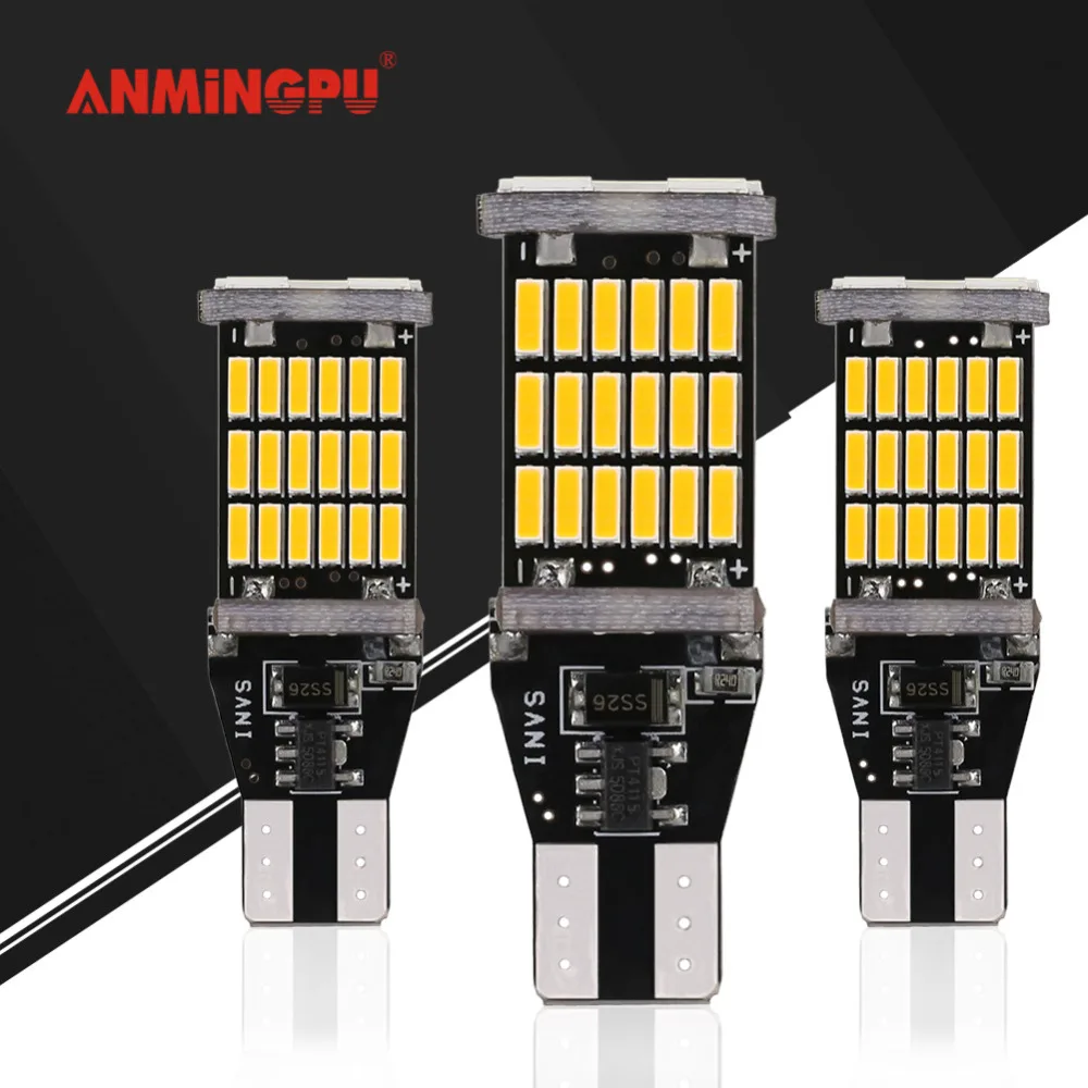 ANMINGPU 1pcs High Power 5W Signal Lamps T15 Led Bulb Backup Parking Light Bulbs W16W Led Canbus Auto Reverse Light 6000K White
ANMINGPU 1pcs High Power 5W Signal Lamps T15 Led Bulb Backup Parking Light Bulbs W16W Led Canbus Auto Reverse Light 6000K White