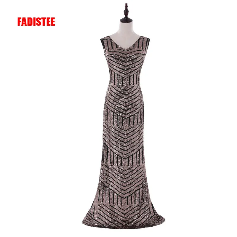 FADISTEE Hot sale bling sequin evening dresses mermaid dresses V-neck sexy see-through back dress vestidos de festa prom party
FADISTEE Hot sale bling sequin evening dresses mermaid dresses V-neck sexy see-through back dress vestidos de festa prom party