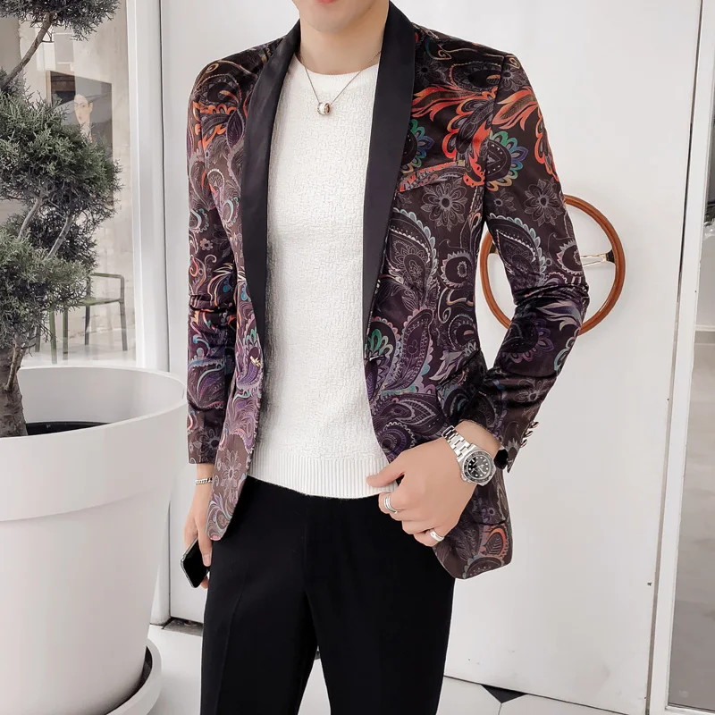 Luxury Blazer Male British Style Wedding Nightclub Single Breasted Blazer And Jackets Men Fashion New Slim Fit Blazers For Man
Luxury Blazer Male British Style Wedding Nightclub Single Breasted Blazer And Jackets Men Fashion New Slim Fit Blazers For Man