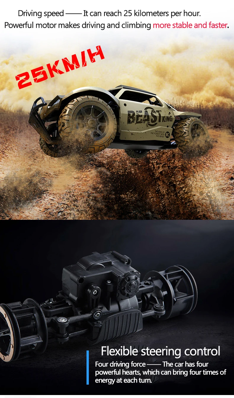 6 2.4G 4WD Remote Control Car