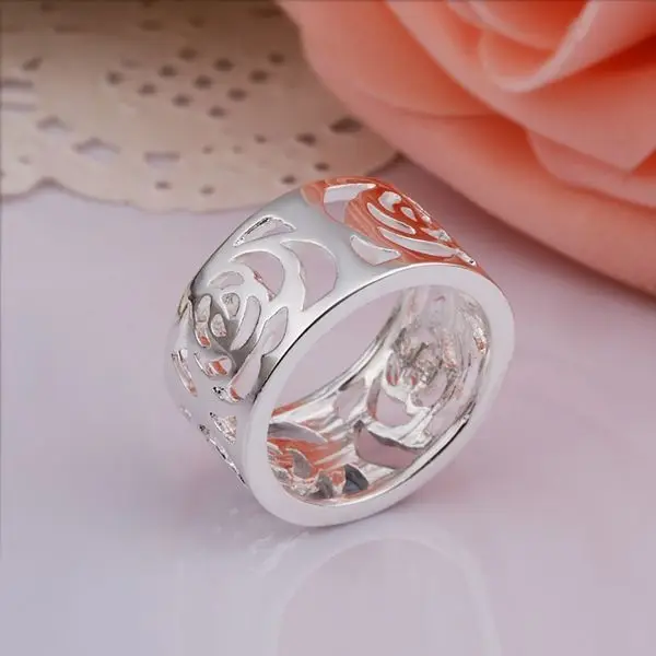 Hot Sell!Wholesale Sterling 925 silver ring,925 silver fashion jewelry ring,Fashion Hollow Rose Finger Rings SMTR257
Hot Sell!Wholesale Sterling 925 silver ring,925 silver fashion jewelry ring,Fashion Hollow Rose Finger Rings SMTR257