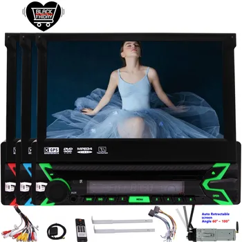 Auxiliary Input, AM/FM Radio Receiver, Wireless Remote Control 2 UIs 7 Inch HD Detachable Touchscreen Car DVD Player GPS Navigat
Auxiliary Input, AM/FM Radio Receiver, Wireless Remote Control 2 UIs 7 Inch HD Detachable Touchscreen Car DVD Player GPS Navigat
