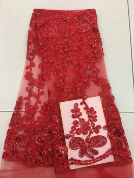 African lace fabric 2018 high quality sequined net lace, French tulle mesh with tulle mesh lace fabric wedding dress RF2566
African lace fabric 2018 high quality sequined net lace, French tulle mesh with tulle mesh lace fabric wedding dress RF2566