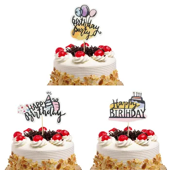 50pc/lot Cake Topper Flags Happy Birthday Balloons Gillter Cake Toppers Heart Kids Wedding Baby Shower Party Baking DIY Decor
50pc/lot Cake Topper Flags Happy Birthday Balloons Gillter Cake Toppers Heart Kids Wedding Baby Shower Party Baking DIY Decor