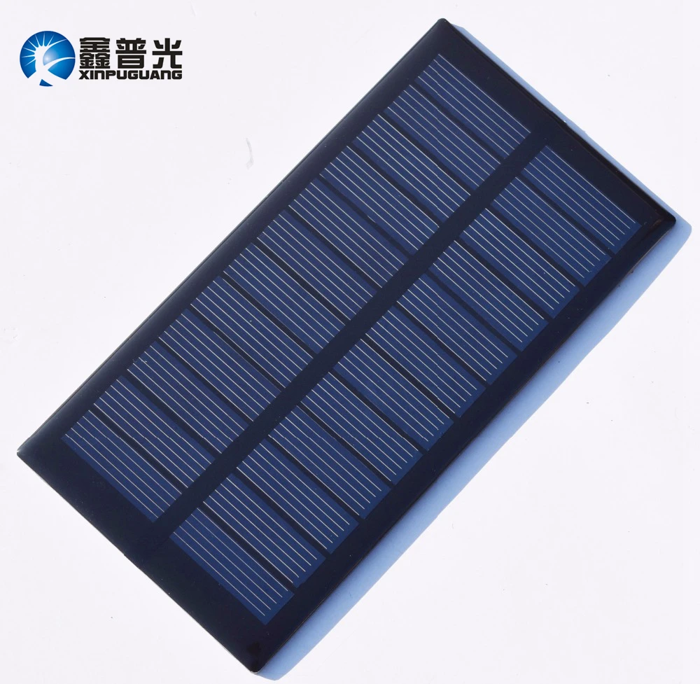 Xinpuguang 5pcs 1W 6V Mini Solar Panel Epoxy Resin DIY Cell Module PCB for 3.7V Battery Toy LED Light Education Kit Charge | Электроника