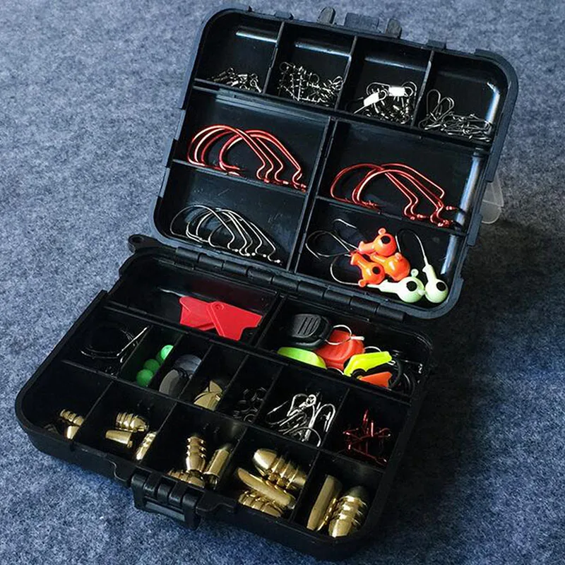 128 Pcs Set 20 Types Fishing Lures Hook Crank Fishhook Tools Kit with Plastic Tackle Box Pesca
128 Pcs Set 20 Types Fishing Lures Hook Crank Fishhook Tools Kit with Plastic Tackle Box Pesca