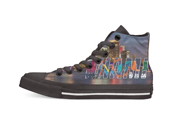 American City Miami Sports Teams Design Unisex High Top Canvas flat Casual Custom shoes Drop Shipping 
American City Miami Sports Teams Design Unisex High Top Canvas flat Casual Custom shoes Drop Shipping