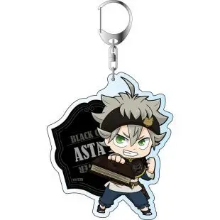 

Black Clover Action Figure Anime Acrylic Asta Yuno Noell Silva Yami Sukehiro Magna Swing Keychain Pendant Christmas Gifts 6cm