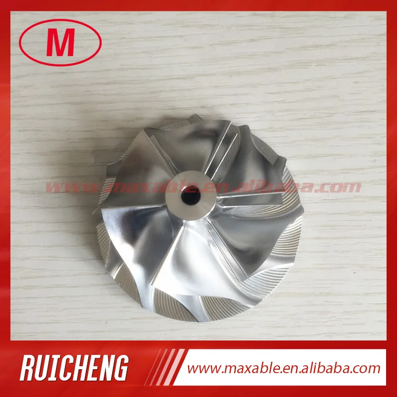 GT15-25 50.20/65.00mm 6+6 Blades 702549-0008HF V1 turbo billet/aluminum 2024/milling compressor wheel 
GT15-25 50.20/65.00mm 6+6 Blades 702549-0008HF V1 turbo billet/aluminum 2024/milling compressor wheel