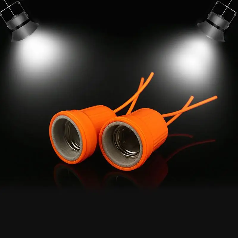E27 Ceramic Waterproof Holder Base Screw Light Bulb Lamp Socket Flame Retardant Durable Material Safe Non Electric leakage
E27 Ceramic Waterproof Holder Base Screw Light Bulb Lamp Socket Flame Retardant Durable Material Safe Non Electric leakage