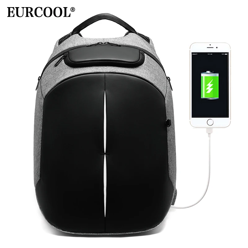 EURCOOL Male Travel Backpack Multifunction Large Capacity Bags USB Charging 15.6 inch Laptop Backpacks Water Repellent n0005
EURCOOL Male Travel Backpack Multifunction Large Capacity Bags USB Charging 15.6 inch Laptop Backpacks Water Repellent n0005