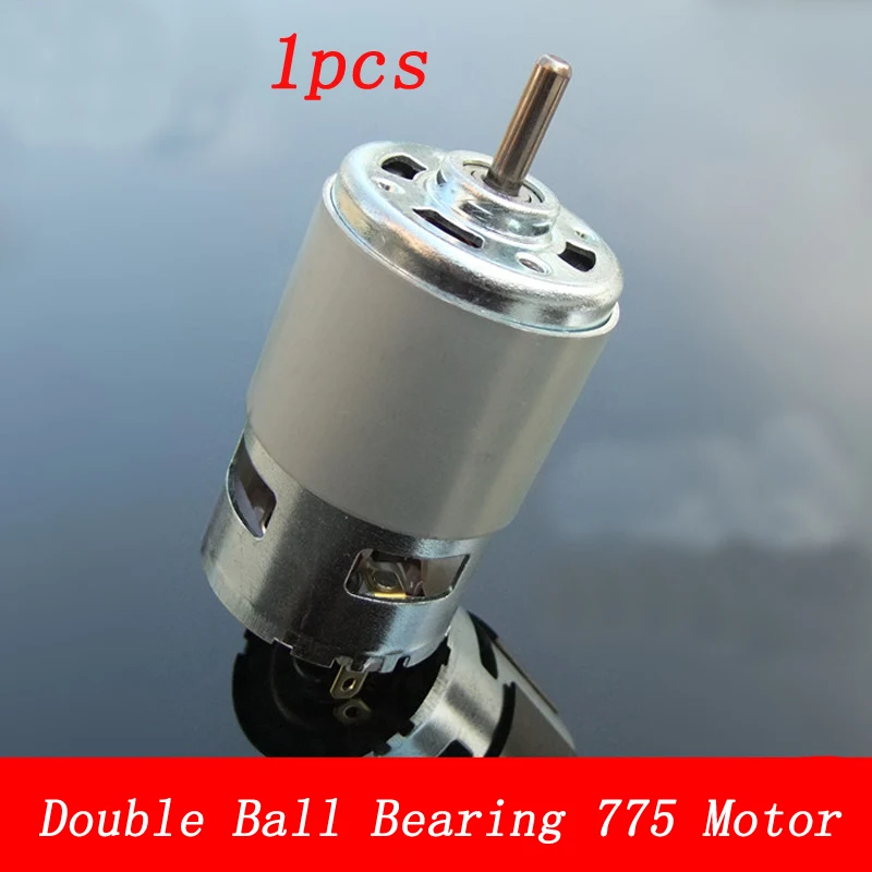 1pcs Double Ball Bearing 775 Motor DC 12V 24V High Speed Large Torque Motors for DIY Electric Tool Hair Dryer Engine Replacement
1pcs Double Ball Bearing 775 Motor DC 12V 24V High Speed Large Torque Motors for DIY Electric Tool Hair Dryer Engine Replacement
