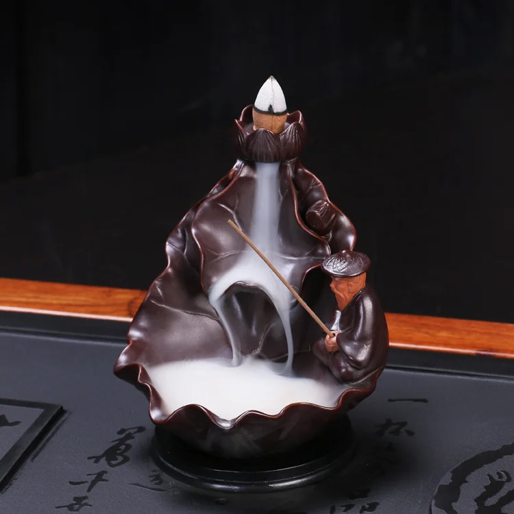Ceramic Smoke Back Incense Burner Jiang Taigong Fishing Backflow Incense Aromatherapy Line Incense Burner
Ceramic Smoke Back Incense Burner Jiang Taigong Fishing Backflow Incense Aromatherapy Line Incense Burner