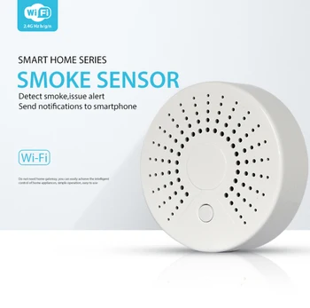 Smart Wireless High Sensitive Stable Independent Alarm Smoke Detector Home Security Alarm Smoke Detector Sensor Fire Equipment
Smart Wireless High Sensitive Stable Independent Alarm Smoke Detector Home Security Alarm Smoke Detector Sensor Fire Equipment