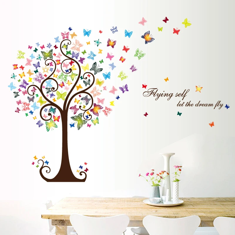 Butterfly tree Home Decor adesivo de parede Art Decals 3D DIY Wallpaper decoration for Kids Rooms Wall Stickers
Butterfly tree Home Decor adesivo de parede Art Decals 3D DIY Wallpaper decoration for Kids Rooms Wall Stickers