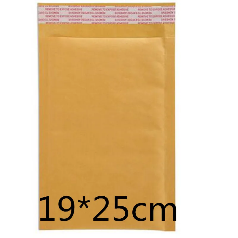 Bubble Poly Mailers Padded Envelops Bags Kraft Bubble Mailers Mailing Envelops Bag 19*25cm Factory Wholesales
Bubble Poly Mailers Padded Envelops Bags Kraft Bubble Mailers Mailing Envelops Bag 19*25cm Factory Wholesales