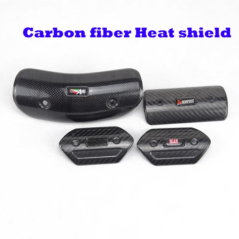 Free shipping Universal motorcycle exhaust muffler Carbon fiber heat shield cover austin racing AR Akrapovic Yoshimura sticker 
Free shipping Universal motorcycle exhaust muffler Carbon fiber heat shield cover austin racing AR Akrapovic Yoshimura sticker